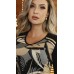 044921 Blusa Ramany Manga 3/4 Estampada